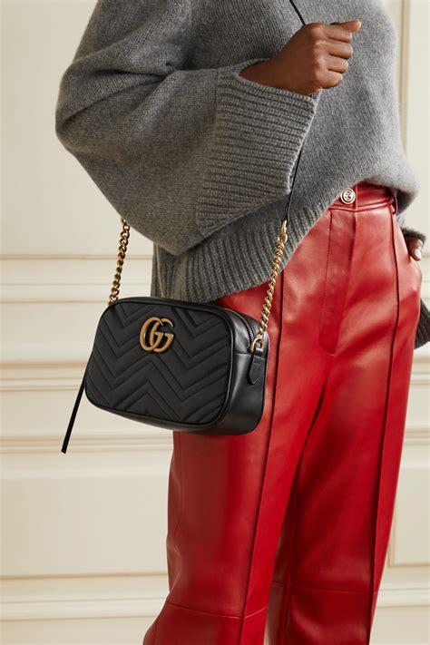 gucci marmont small quilted bag nude